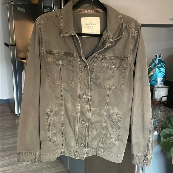 The Normal Brand Women's Brown Utility Jacket - Picture 1 of 6